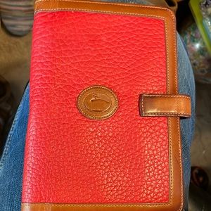 Vintage Dooney & Bourke All Weather Leather Notepad